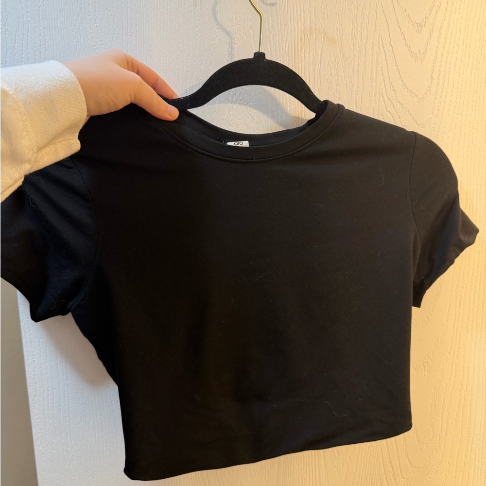 Alo classic Black Women's Crop Top